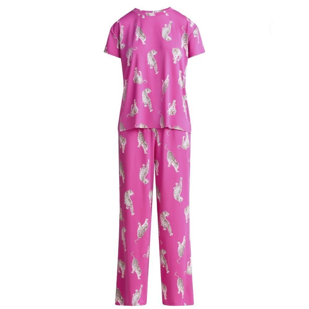 Women’s Ultra Soft Short Sleeve Pajama Lounge Sleep 2, 2-Piece Sets Size S - Picture 8 of 14